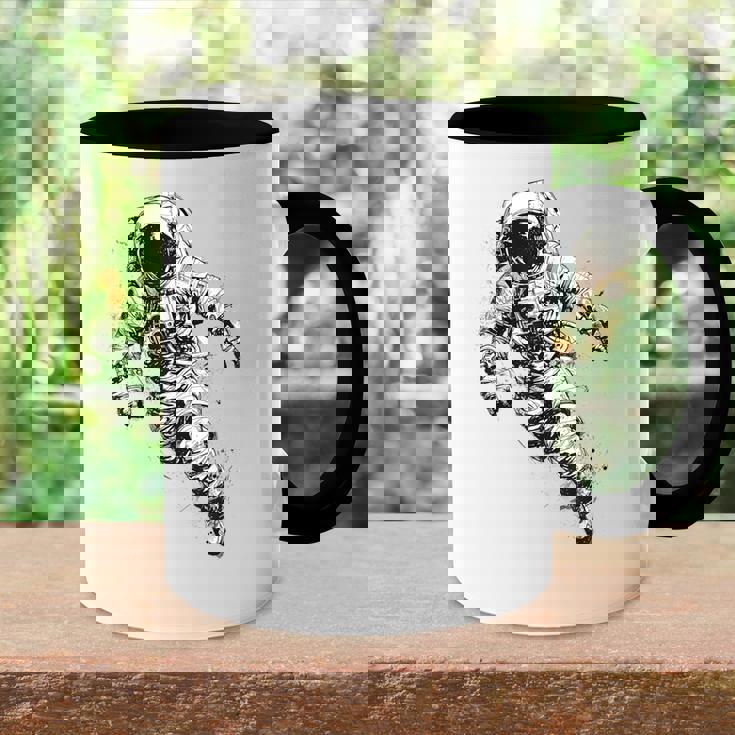 Astronauta Gráfico Espacio Motivo Astronauta Accent Mug