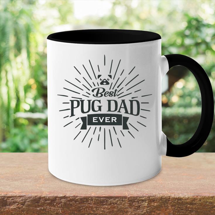 Bester Mops Papa Aller Zeiten Pets Dog Puppy Gray S Tasse Zweifarbig