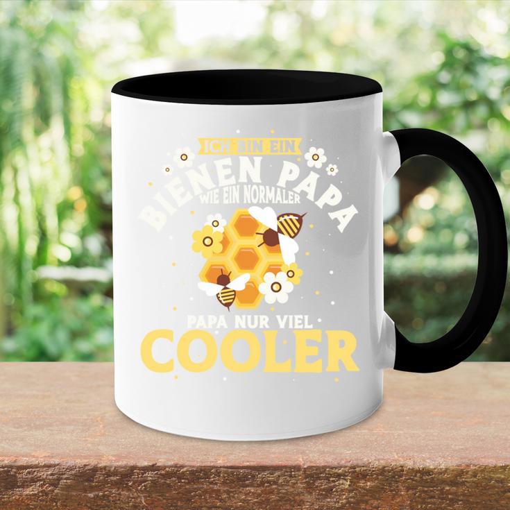 Bienen Papa Wie Ein Normaler Papa Nuriel Cooler Imker Tasse Zweifarbig