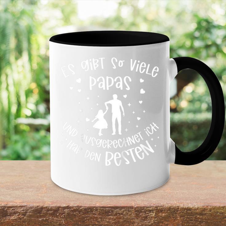 Children's Es Gibt Soiele Papas Und Ausrechnet Ich Hab Den Besten Tasse Zweifarbig