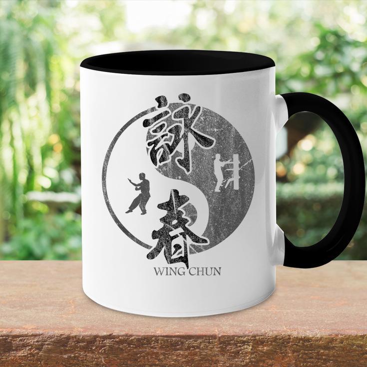 Chinese Martial Arts Kung Fu Wing Chun Tasse Zweifarbig