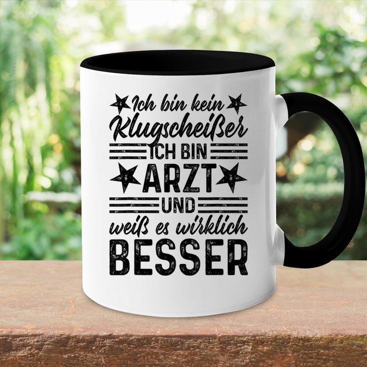 Doctor Ich Bin Kein Klugscheißer Tasse Zweifarbig