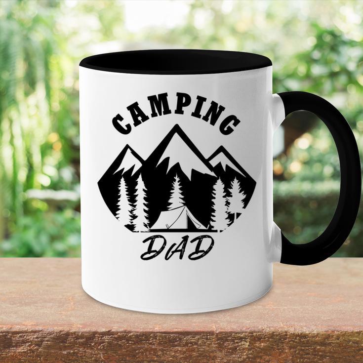 Familie Wildlife Camping Papa Natur Lustiger Spruch Tasse Zweifarbig