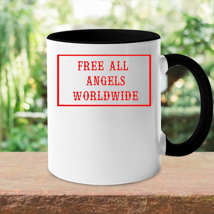 Free All Angels Worldwide Tasse Zweifarbig