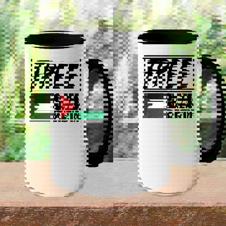 Gaza Libre Palestina Bandera De Palestina Palestina Libre Gaza Accent Mug