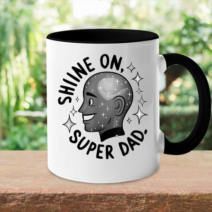 Keine Haare Aber Immer Noch Ein Super Papa -Atertag T-S Tasse Zweifarbig