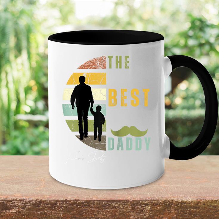 Lustig Der Beste Papa Der Welt Führt Die Liebe Raglan Tasse Zweifarbig