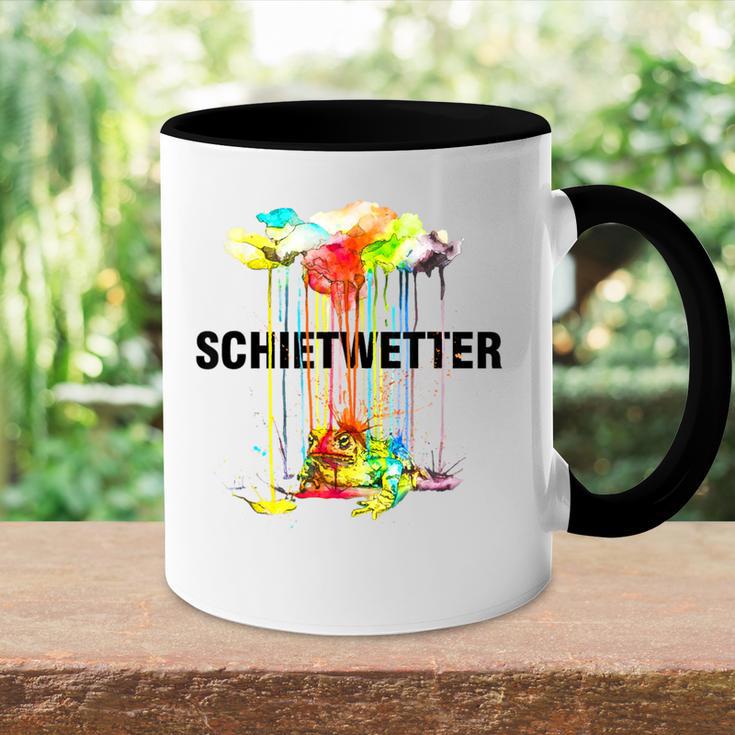 Norddeutsch Schietweather Tasse Zweifarbig