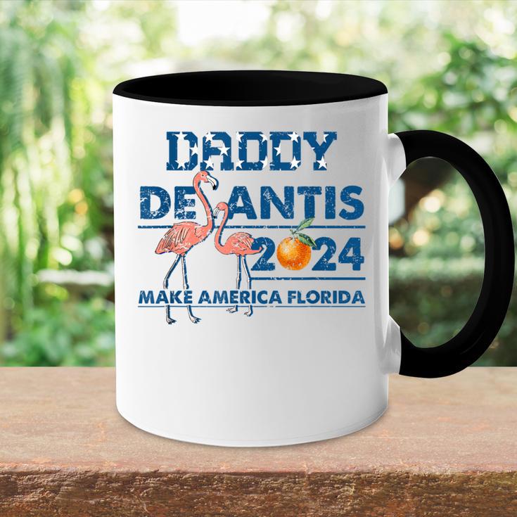 Papa 2024 Desantis Machen Amerika Florida Tasse Zweifarbig