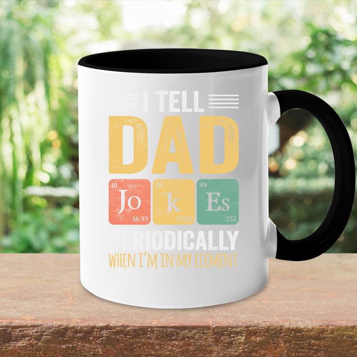 Papa Ich Erzähle Papa Witze Regelmäßigatertag Tasse Zweifarbig