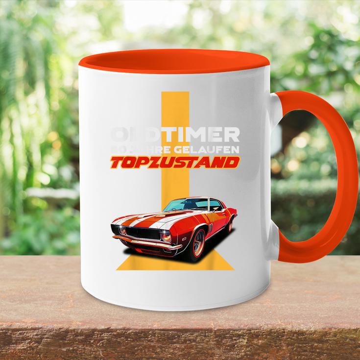 60 Geburtstag Mann Geschenk Papa Opa Oldtimer 60 Jahre Tasse Zweifarbig