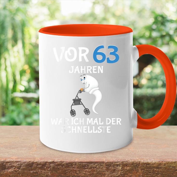 63 Jahreor 63 Jahren Der Fastelste Mann 63Th Birthday S Tasse Zweifarbig