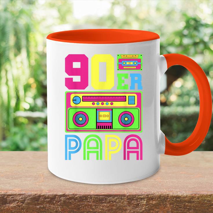 90Er Papa 90Er Jahre Outfit 90Er Jahre Kostüm 90Er Party 90S Tasse Zweifarbig