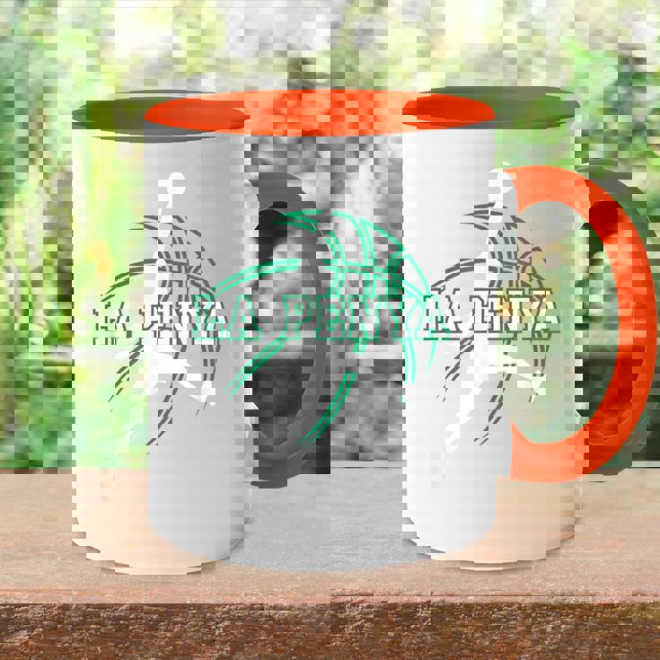 Apoyo Aficionado Baloncesto Joventut Cataluña Basketball Accent Mug