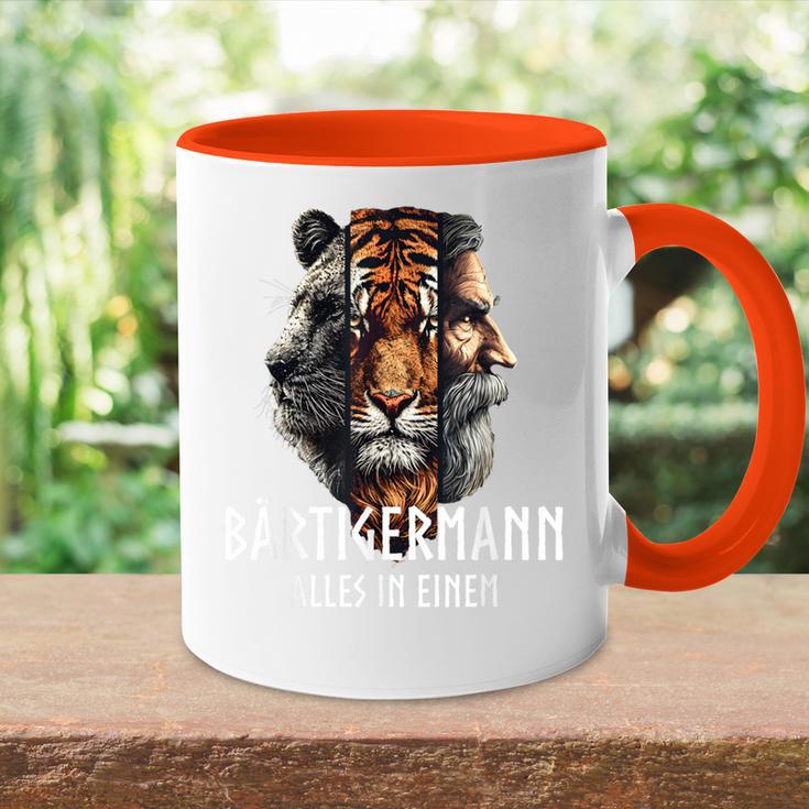 Bärtigermann Alles In Einem Bär Tigeriking Man Tasse Zweifarbig