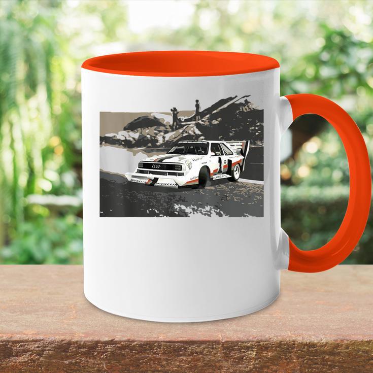 Bergrennen Rallye Röhrl Tasse Zweifarbig