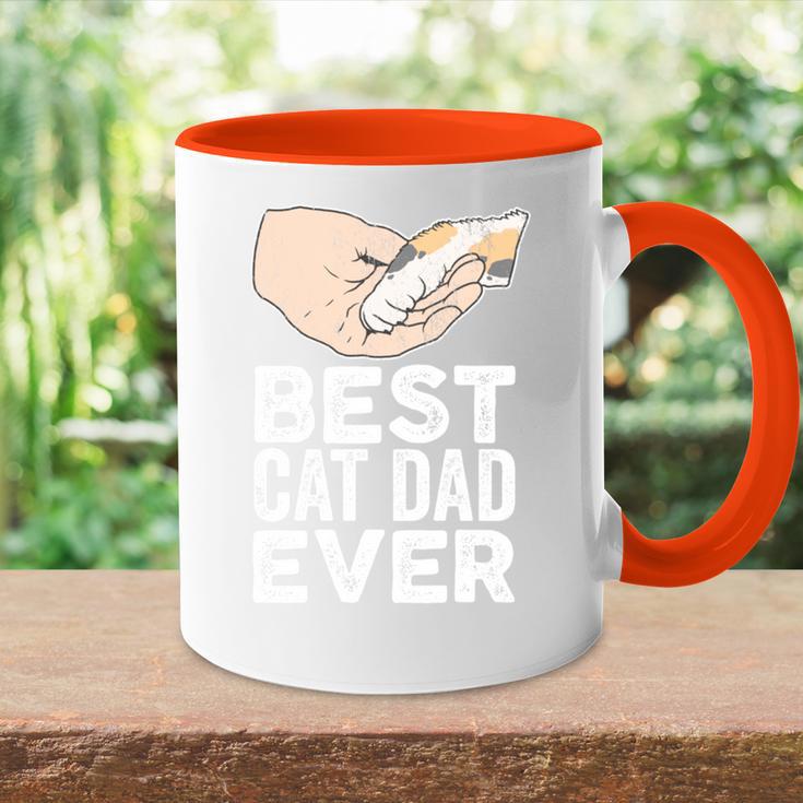 Best Cat Dad Ever Kätzchen Papa Geschenk Tasse Zweifarbig