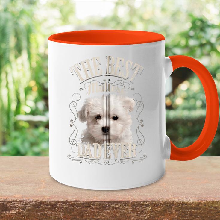 Beste Maltese Papa Aller Malteser Hund Geschenkintage Kapuzenjacke Tasse Zweifarbig