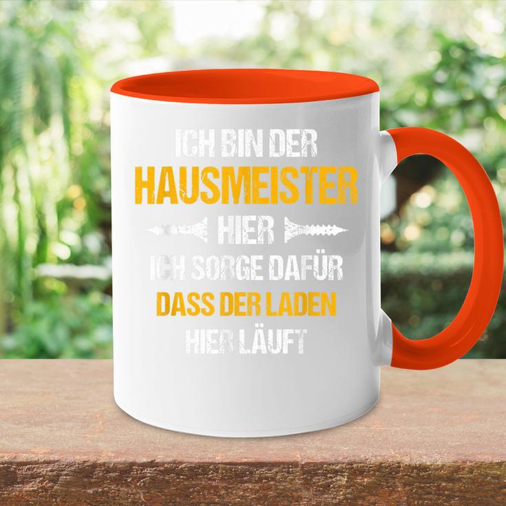 Bester Hausmeister Best Caretaker Tasse Zweifarbig