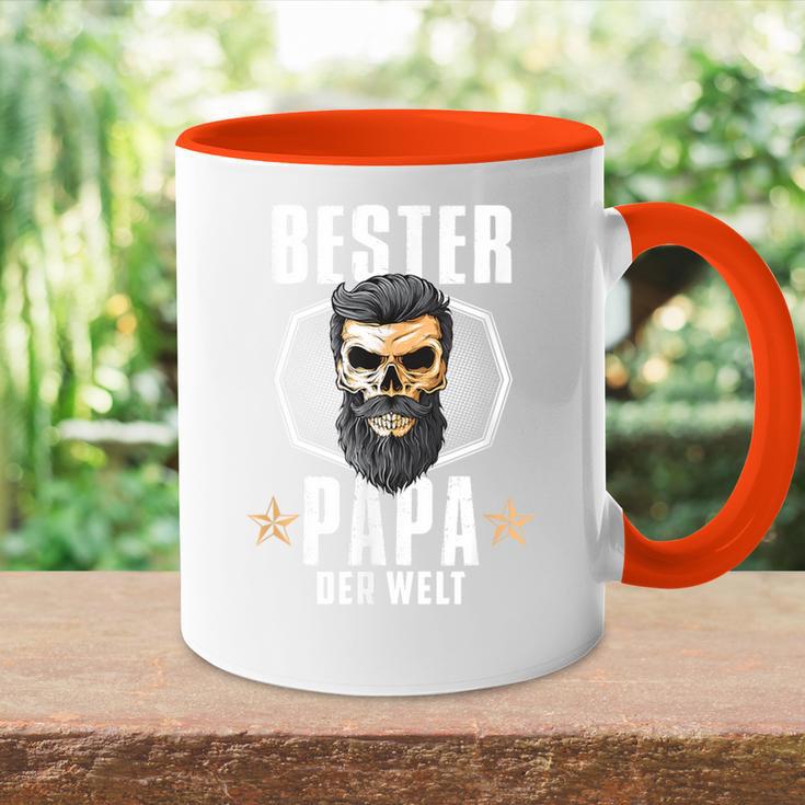 Bester Papa Der Welt Father's Day Father's Day Tasse Zweifarbig