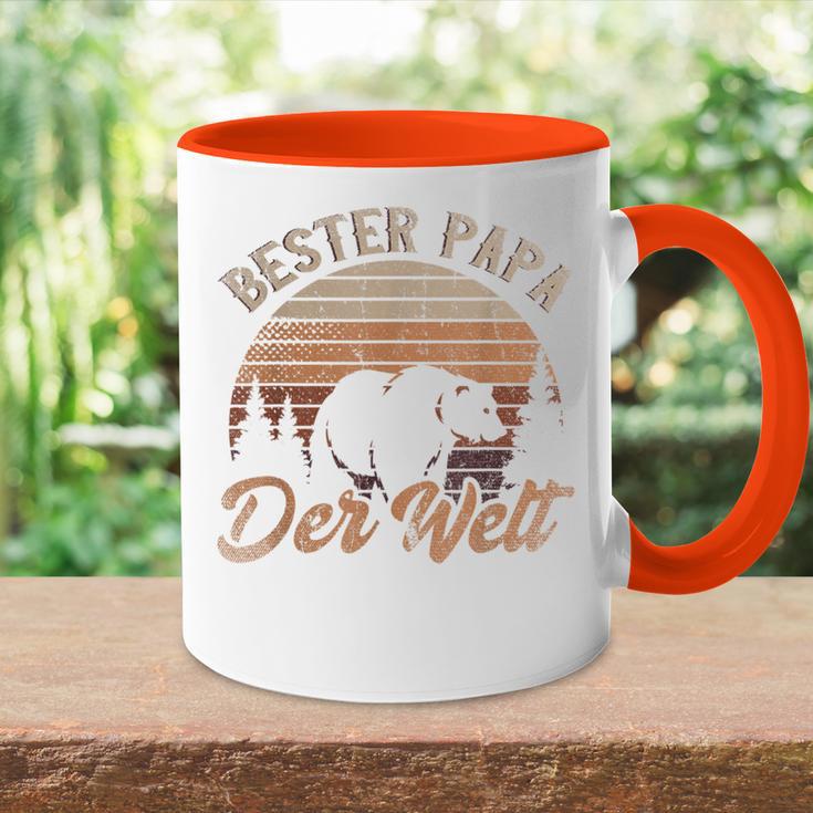 Bester Papa Der Welt Bester Papa Der Welt Ret S Tasse Zweifarbig