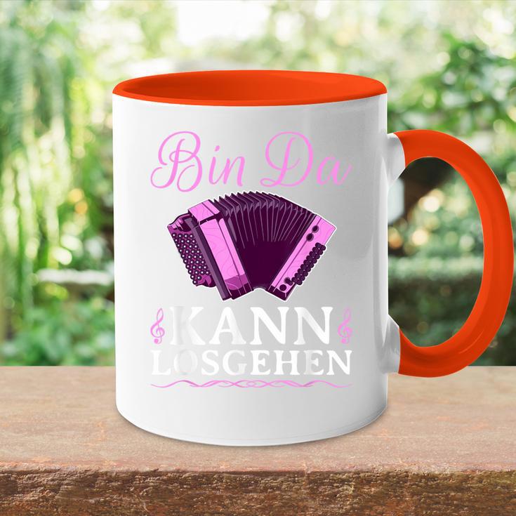 Bin Da Kann Losgehen Styrian Harmonica Squeeze S Tasse Zweifarbig