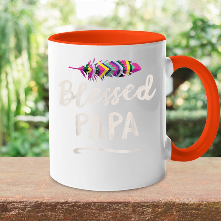 Blessed Papa Puerto Ricoatertagsgeschenk Tasse Zweifarbig