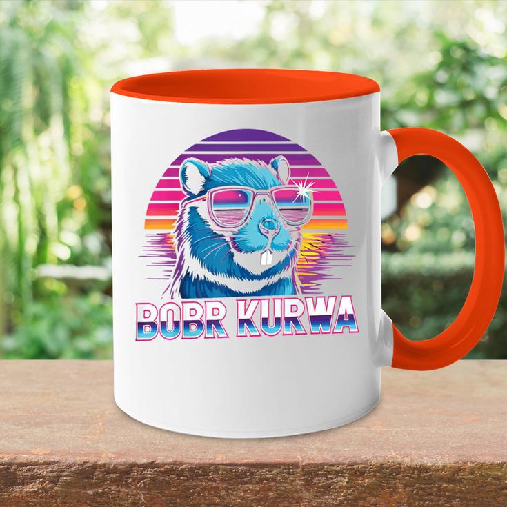 Bóbr Bober Bobr Kurwa Tasse Zweifarbig