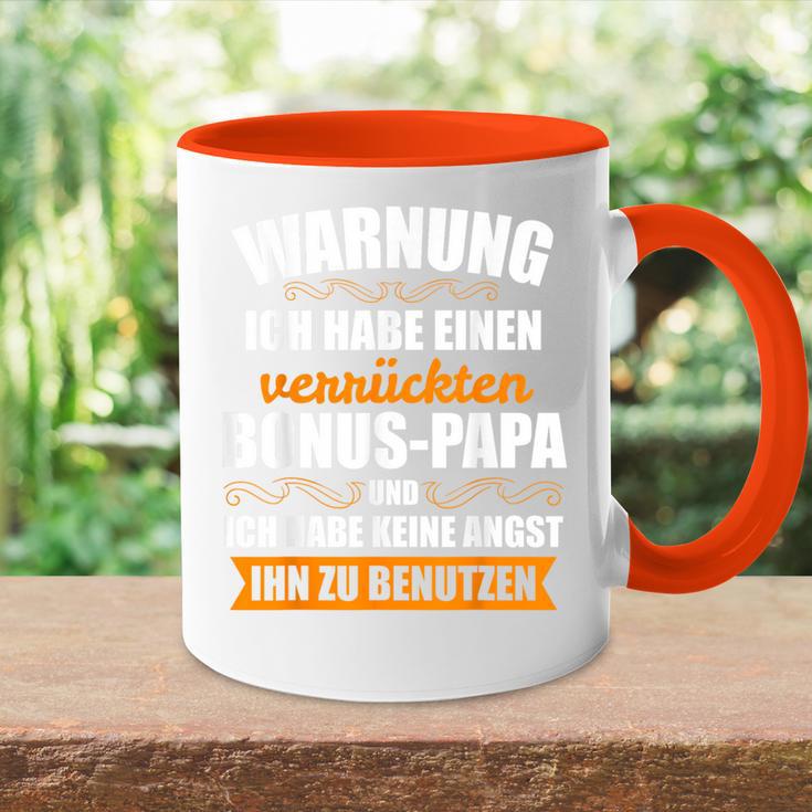 Bonus Papa Bonuspapa Stiefvater Bonusater Geschenk Tasse Zweifarbig