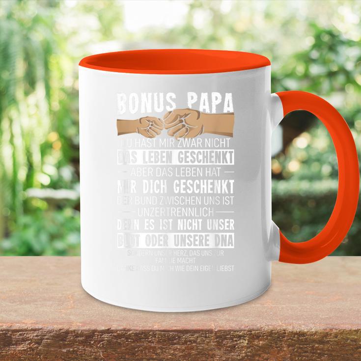 With Bonus Papa Du Hast Mir Zwar Nicht Das Leben Geschenkt Uns Tasse Zweifarbig