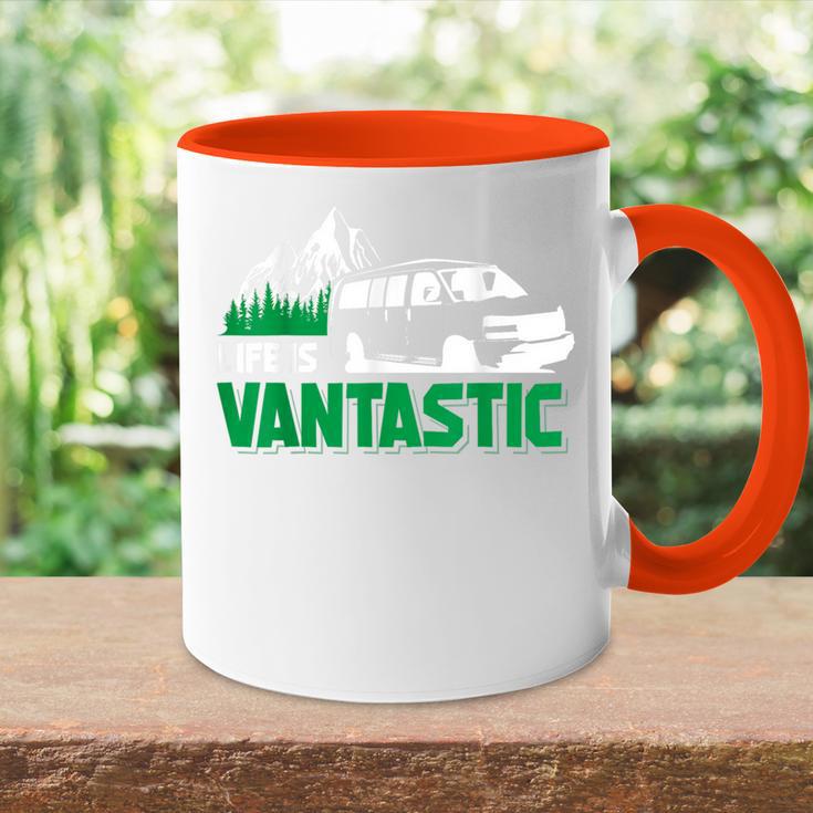 Camperan Buslife Caravan Camping Camper Bus Tasse Zweifarbig