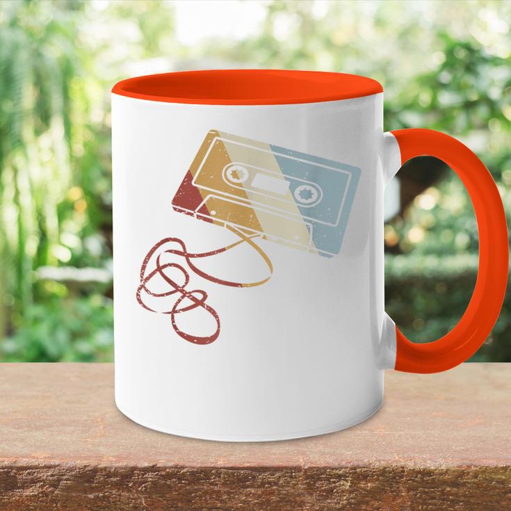 Cassette Retro Styleintage Tasse Zweifarbig