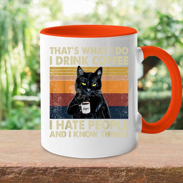 Cat Das Mache Ich Trinke Kaffee Tasse Zweifarbig