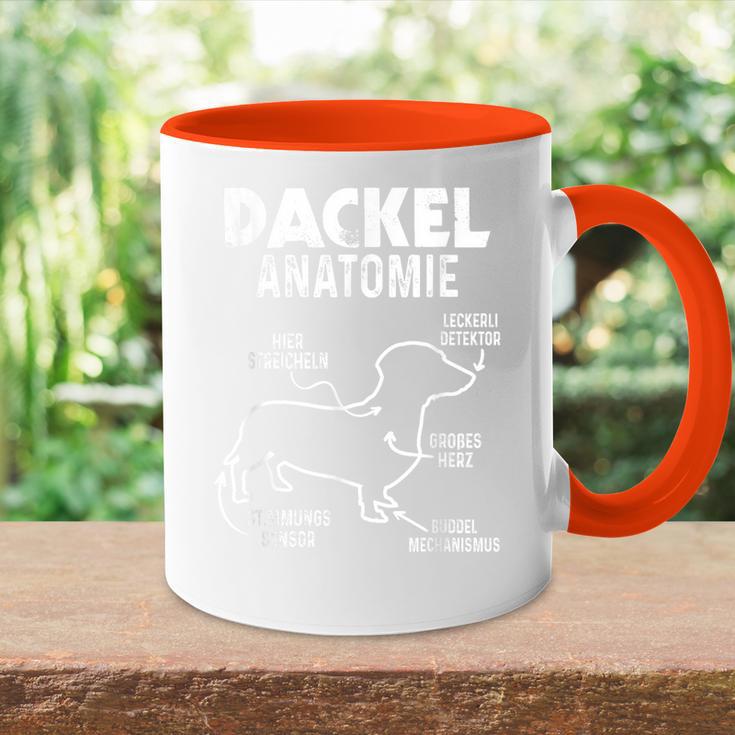 Dachshund Anatomy Dog Owner Dog Tasse Zweifarbig