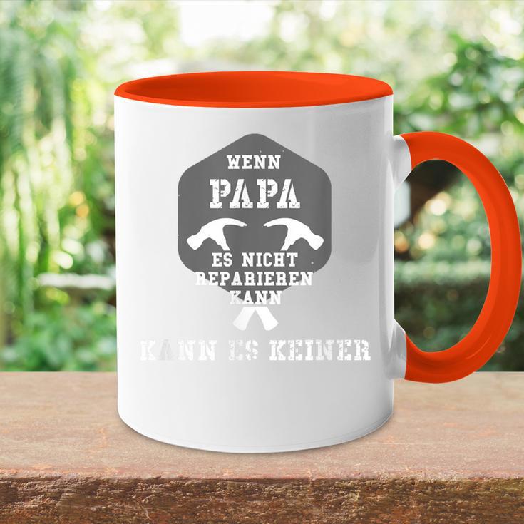 Dad Dad Father's Day Dad Alleskönner Tasse Zweifarbig