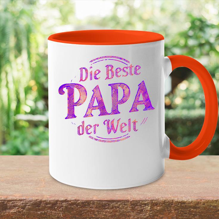 Das Bester Papa Der Welt Dasatertagsges Tasse Zweifarbig