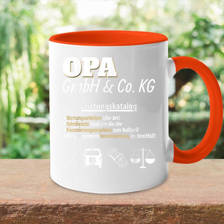 'Das Geschenk Für Den Großfater Opa Gmbh' 'The For The Grandfather Grandpa Gmbh Tasse Zweifarbig