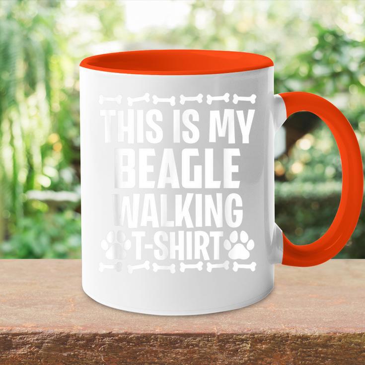 Das Ist Mein Beagle Walking Tasse Zweifarbig