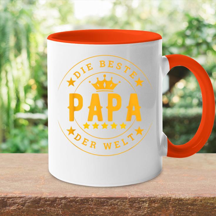 Die Beste Papa Der Welt 2024Atertagintage Geschenkideen Tasse Zweifarbig