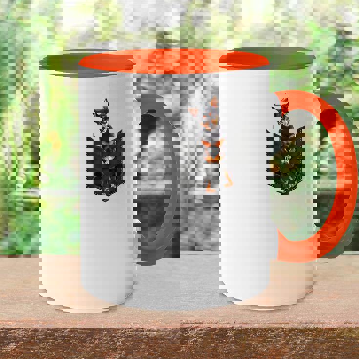 Divertido Perro Pinscher Miniatura En Bolsillo Mini Pin Lovers Accent Mug
