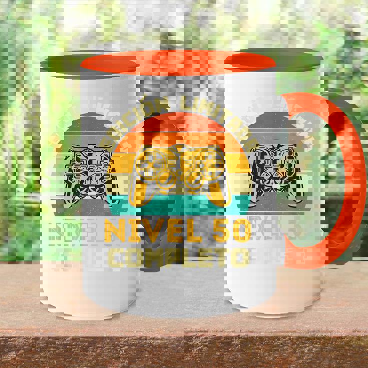 Edición Limitada Nivel 50 Completo Gamer Cumpleaños 50 Años Accent Mug