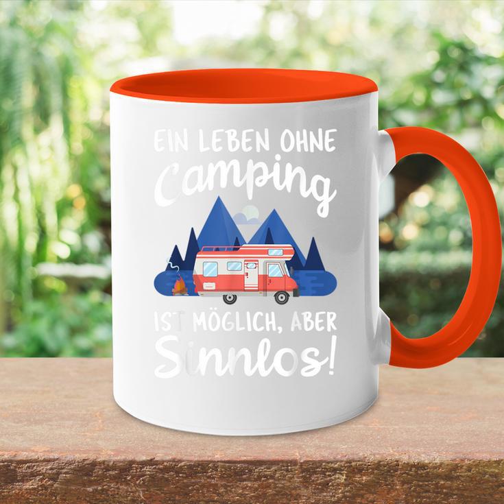 Ein Leben Ohne Camping Ist Möglich Aber Sinnlos Tasse Zweifarbig