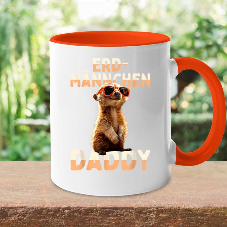 Erdmännchen Daddy Papa Dadatertagater Süßes Meerkat Tasse Zweifarbig