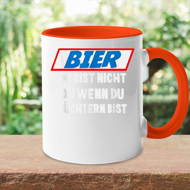 Father's Day Outfit Bier Du Bist Nicht Du Wenn Du Nüchtern Bist Tasse Zweifarbig