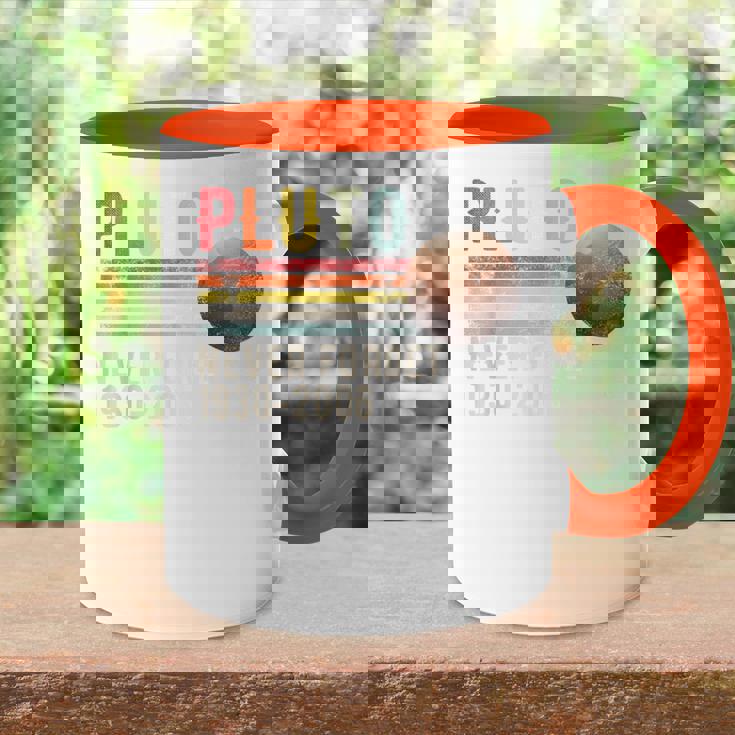 Never Forget Pluto Estilo Retro Divertido Espacio Divertido Ciencia Divertida Accent Mug