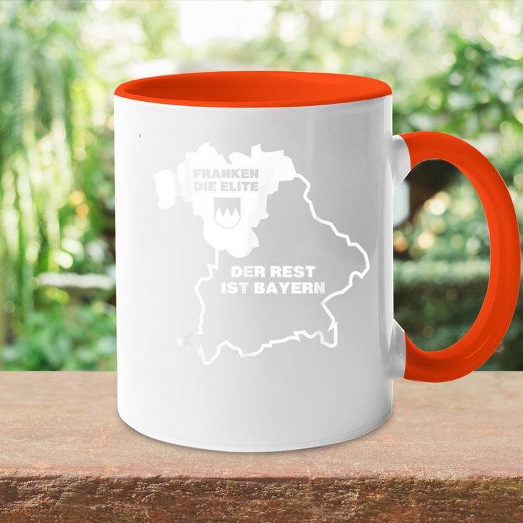 Franken Bavarian Frankish Bavarian Flag Tasse Zweifarbig