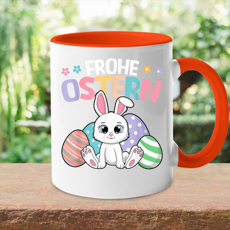 Frohe Ostern Bunny Easter Bunny Tasse Zweifarbig