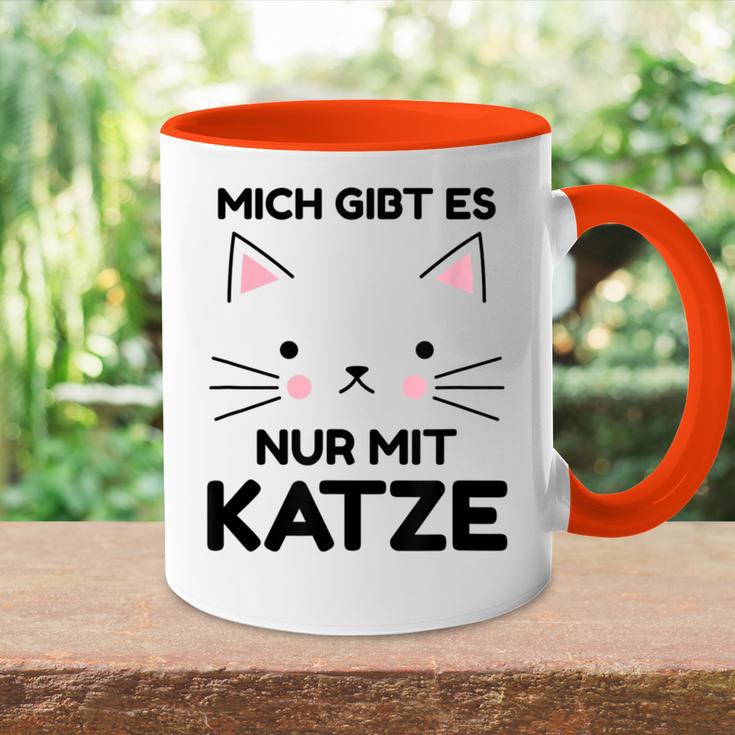 Cat Slogan Tasse Zweifarbig