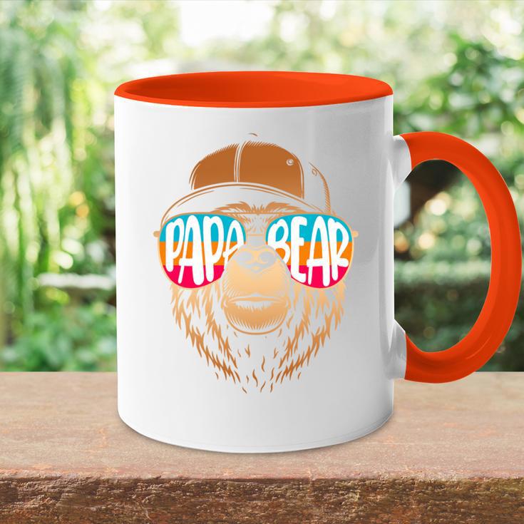 Papa Bearatertag Für Papa Der Lustige Papa Bear Sagt Tasse Zweifarbig