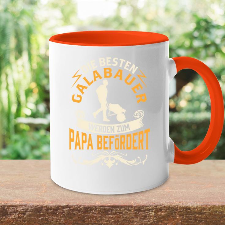 Galabauer Werden Papa Landschaftsbauer Galabau Tasse Zweifarbig